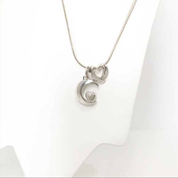 10k white gold necklace - Picture 6 of 6